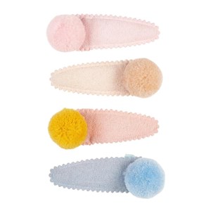 Souza Ponponlu Klipsli Toka - Pastel