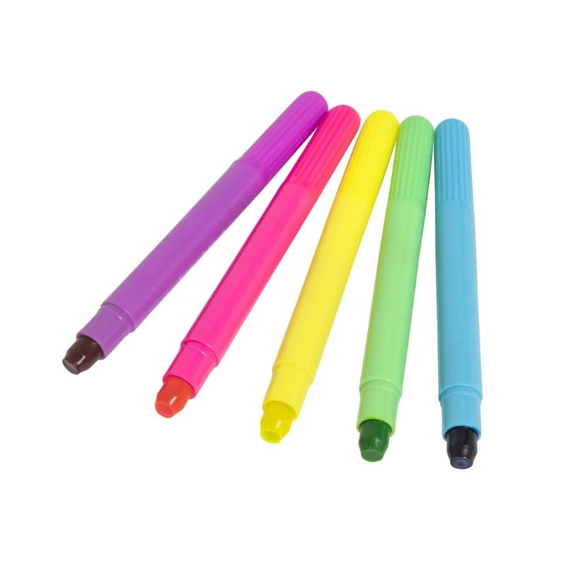 Tiger Tribe 5'li Neon Jel Pastel Boya Kalemi 