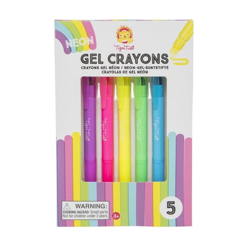 Tiger Tribe 5'li Neon Jel Pastel Boya Kalemi 