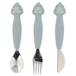 Trıxie Silikon Çatal Bıçak Takımı 3'lü Set   Mr.Shark