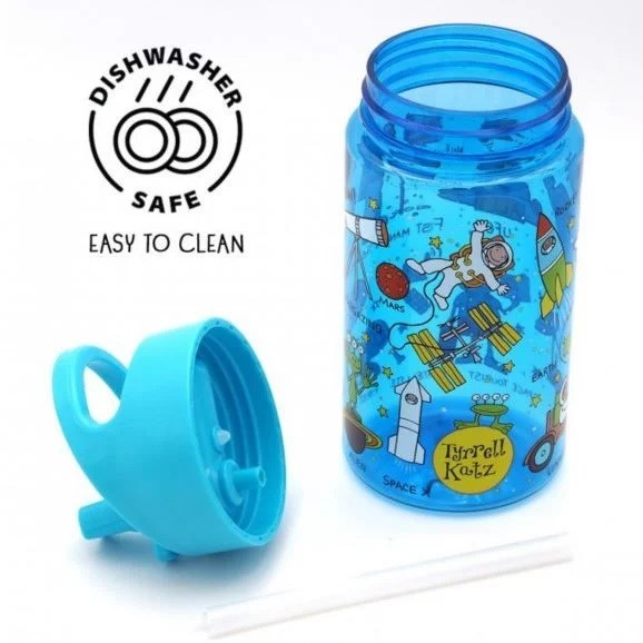 Tyrrell Katz Tritan Tutmalı Pipetli Matara Space 