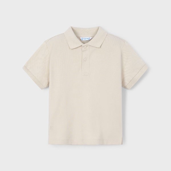 Mayoral Yazlık Erkek Polo Yaka Kısa Kol T-shirt Krem
