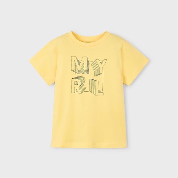 Mayoral Yazlık Erkek Kısa Kol T-shirt Sarı