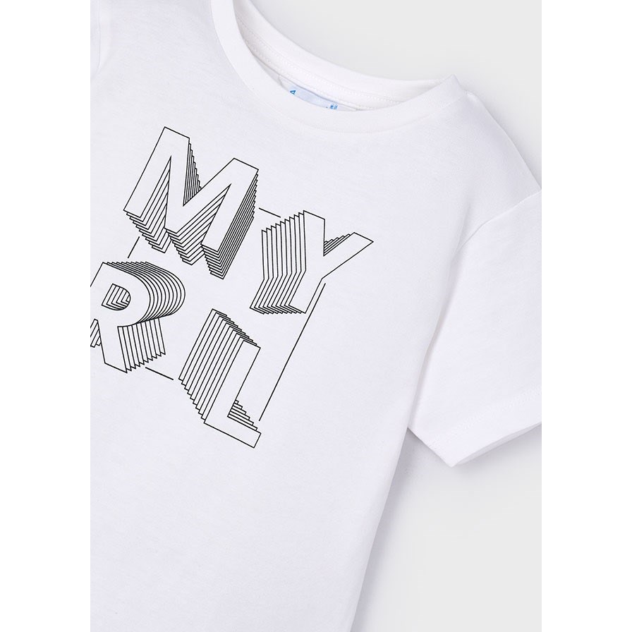 Mayoral Yazlık Erkek Kısa Kol T-shirt Beyaz
