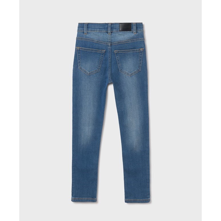 Mayoral Yazlık Kız Denim Tayt Pantolon Mavi