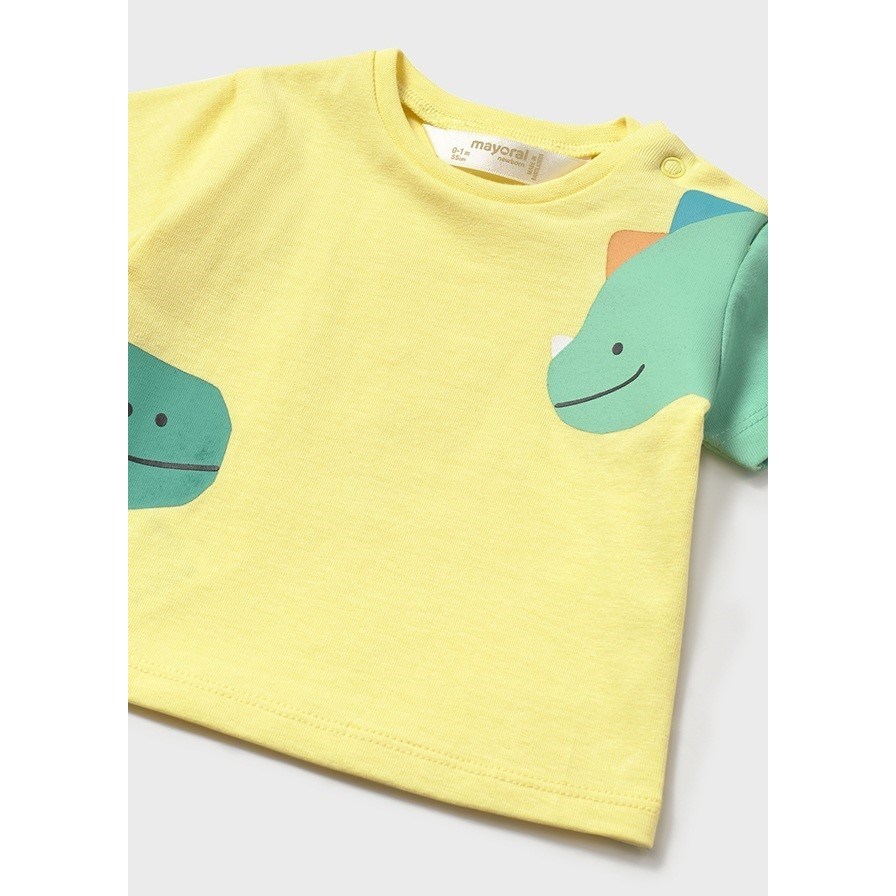 Mayoral Yazlık Erkek Bebek Kısa Kol T-shirt Sarı