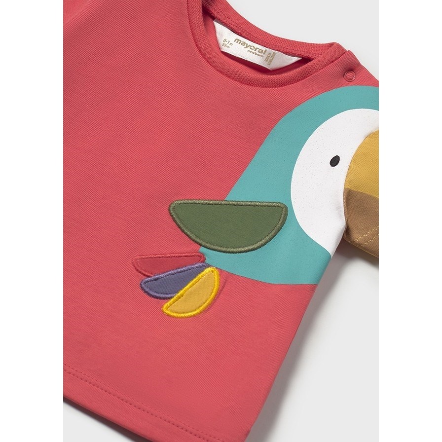 Mayoral Yazlık Erkek Bebek Kısa Kol T-shirt Turuncu