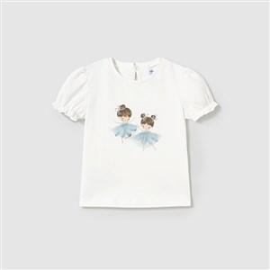 Mayoral Yazlık Kız Bebek Kısa Kol T-shirt