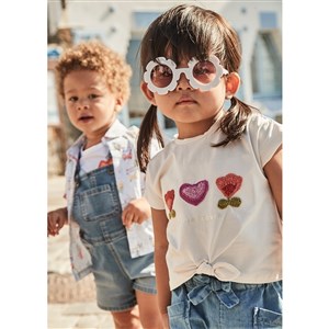 Mayoral Yazlık Kız Bebek Kısa Kol T-shirt