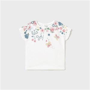Mayoral Yazlık Kız Bebek Kısa Kol T-shirt