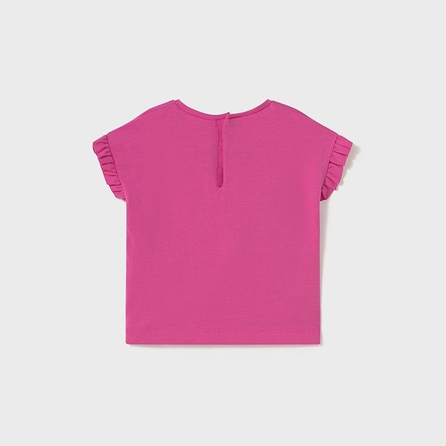 Mayoral Yazlık Kız Bebek Kısa Kol T-shirt Pembe