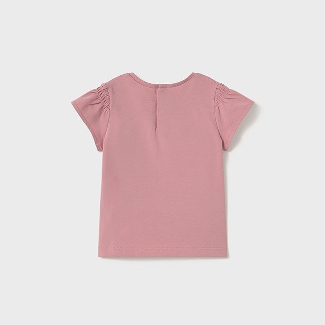 Mayoral Yazlık Kız Bebek Kısa Kol T-shirt Pembe