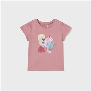 Mayoral Yazlık Kız Bebek Kısa Kol T-shirt