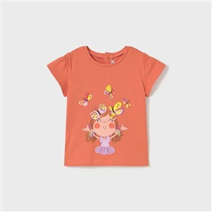 Mayoral Yazlık Kız Bebek Kısa Kol T-shirt