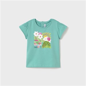 Mayoral Yazlık Kız Bebek Kısa Kol T-shirt