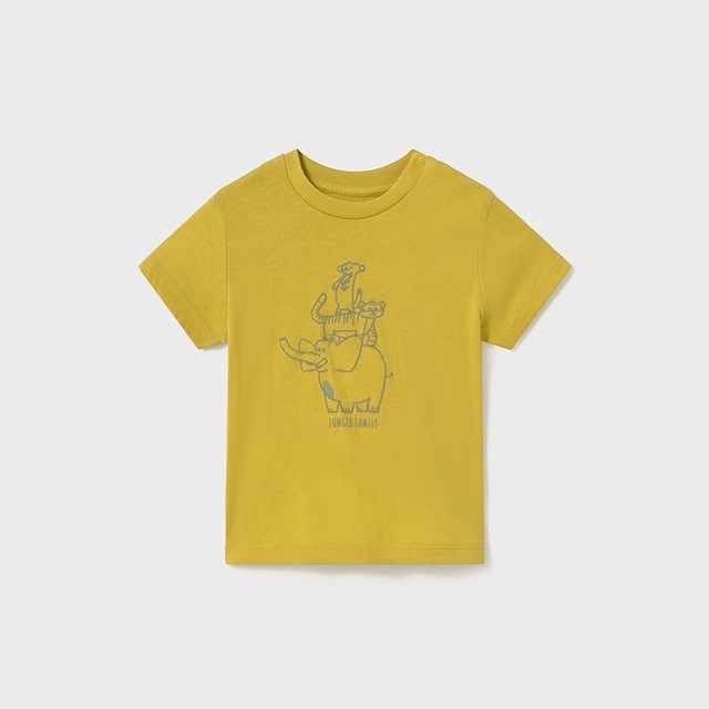 Mayoral Yazlık Erkek Bebek Kısa Kol T-shirt Sarı