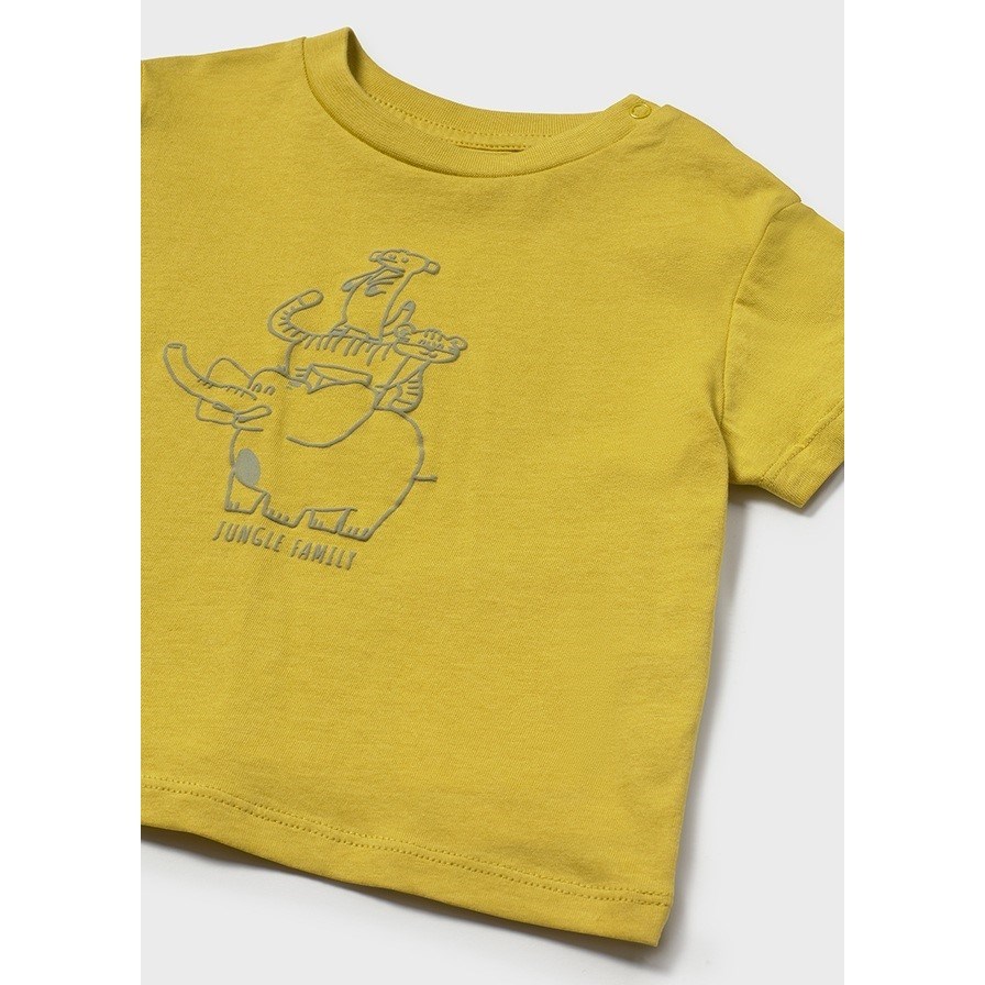 Mayoral Yazlık Erkek Bebek Kısa Kol T-shirt Sarı