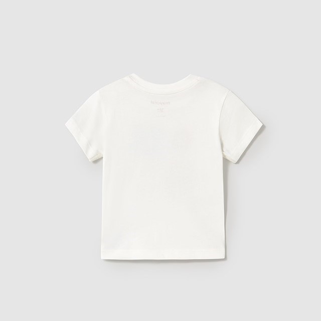 Mayoral Yazlık Erkek Bebek Kısa Kol T-shirt Beyaz