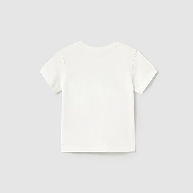 Mayoral Yazlık Erkek Bebek Kısa Kol T-shirt Beyaz