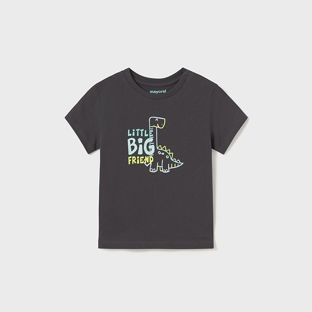 Mayoral Yazlık Erkek Bebek Kısa Kol T-shirt Siyah