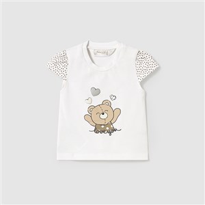 Mayoral Yazlık Kız Bebek Kısa Kol T-shirt
