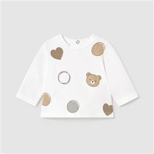 Mayoral Yazlık Kız Bebek Uzun Kol T-shirt