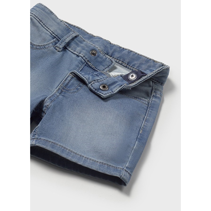 Mayoral Yazlık Erkek Bebek Denim Şort Mavi