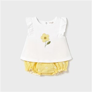 Mayoral Yazlık Kız Bebek Bluz Şort 2'li Set