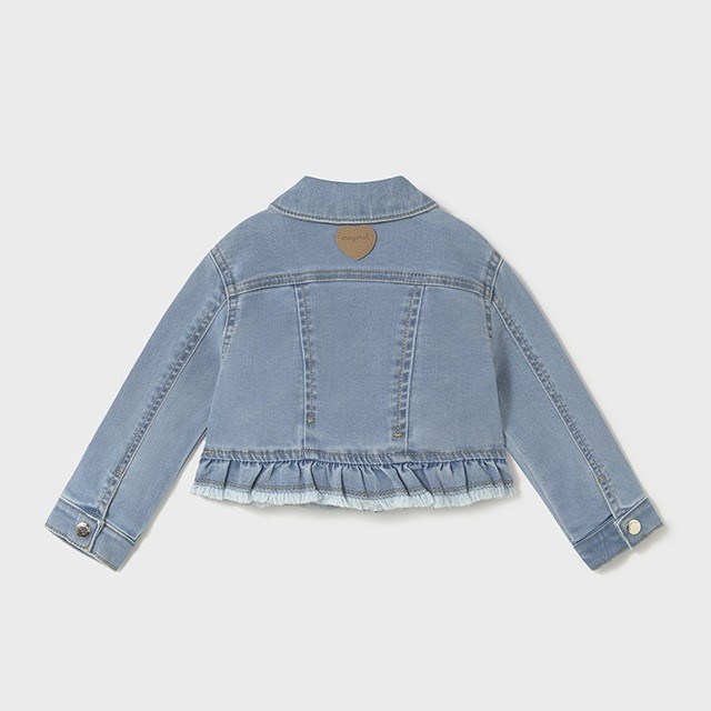 Mayoral Yazlık Kız Bebek Denim Ceket Mavi