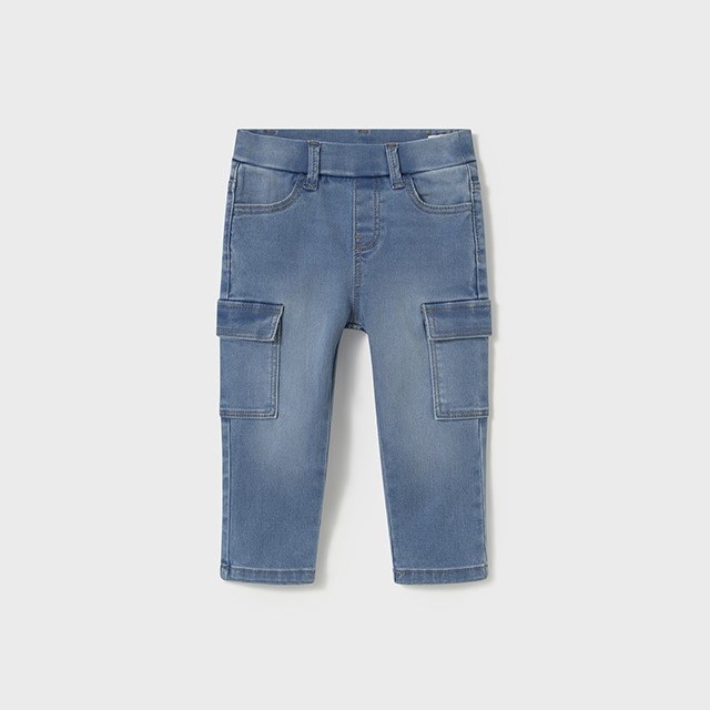 Mayoral Yazlık Erkek Bebek Denim Pantolon Mavi