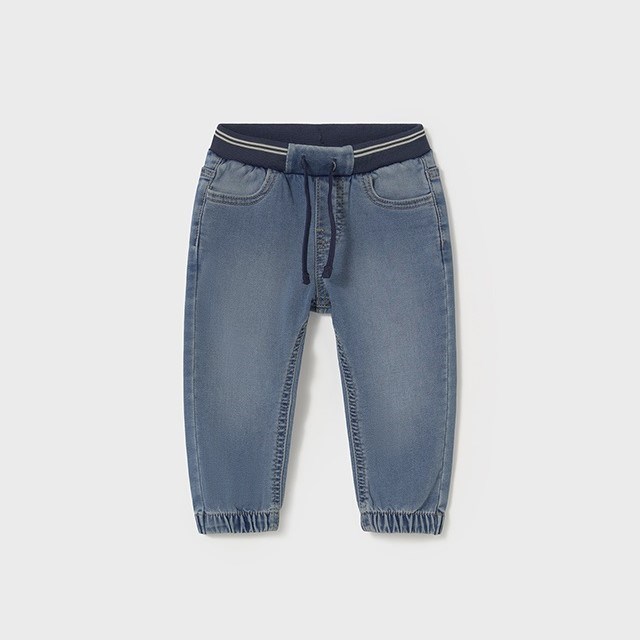 Mayoral Yazlık Erkek Bebek Denim Pantolon Mavi