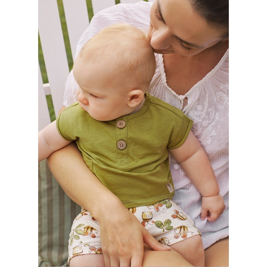 Mayoral Yazlık Erkek Bebek Şort 4'lü Set Yeşil