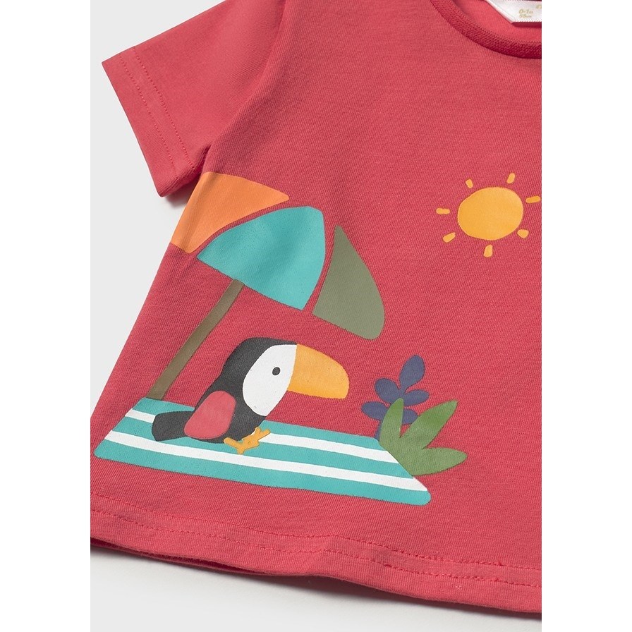 Mayoral Yazlık Erkek Bebek T-shirt Mayo 3'lü Set Turuncu