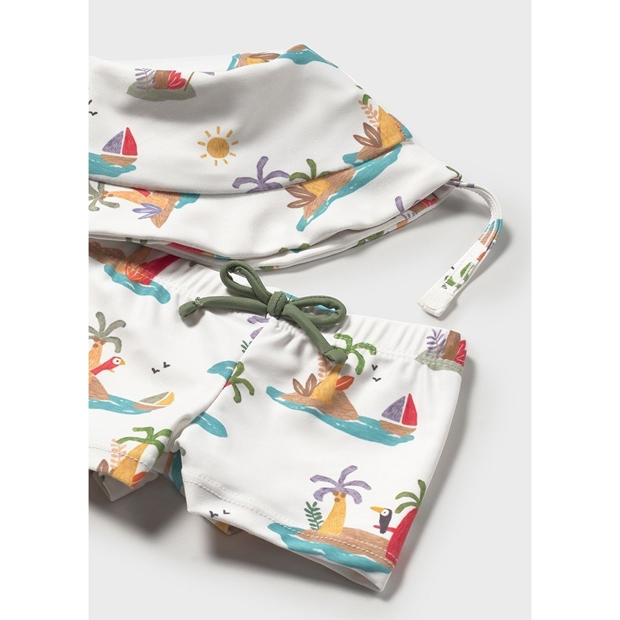 Mayoral Yazlık Erkek Bebek T-shirt Mayo 3'lü Set Turuncu
