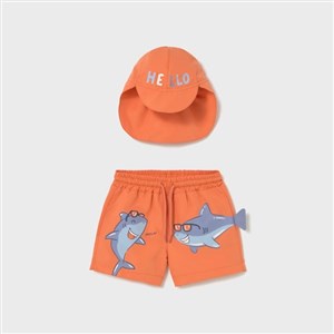 Mayoral Yazlık Erkek Bebek Şort Mayo Şapka Set