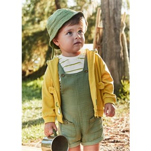 Mayoral Yazlık Erkek Bebek T-shirt Tulum Şapka Set
