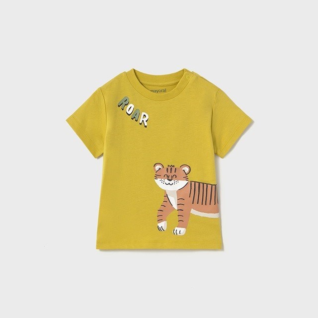 Mayoral Yazlık Erkek Bebek T-shirt Şort 3'lü Set Sarı