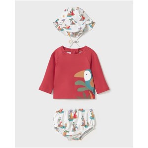 Mayoral Yazlık Kız Bebek T-shirt Mayo 3'lü Set