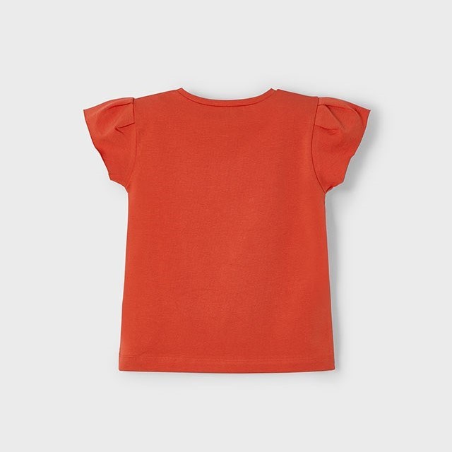Mayoral Yazlık Kız Kısa Kol T-shirt Kırmızı