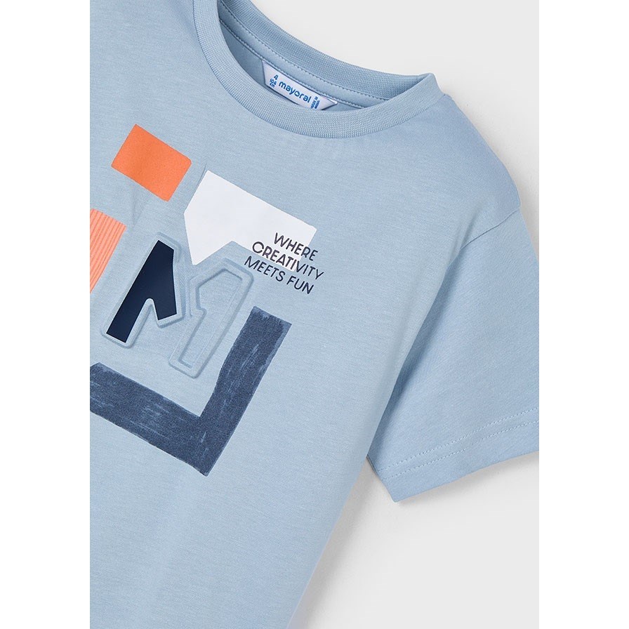 Mayoral Yazlık Erkek Kısa Kol T-shirt Mavi