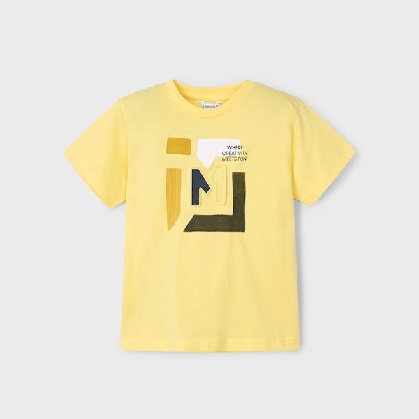 Mayoral Yazlık Erkek Kısa Kol T-shirt Sarı