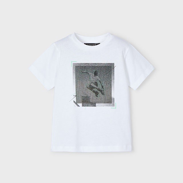 Mayoral Yazlık Erkek Kısa Kol T-shirt Beyaz