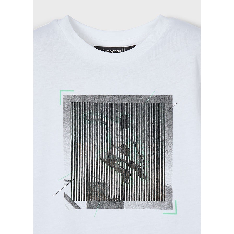 Mayoral Yazlık Erkek Kısa Kol T-shirt Beyaz