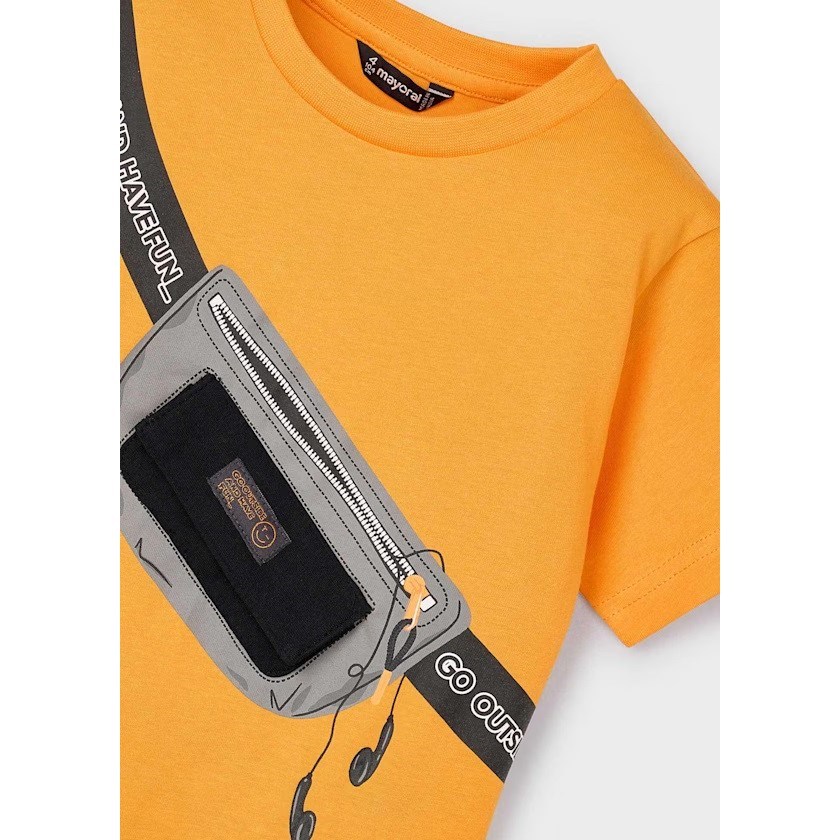 Mayoral Yazlık Erkek Kısa Kol T-shirt Turuncu