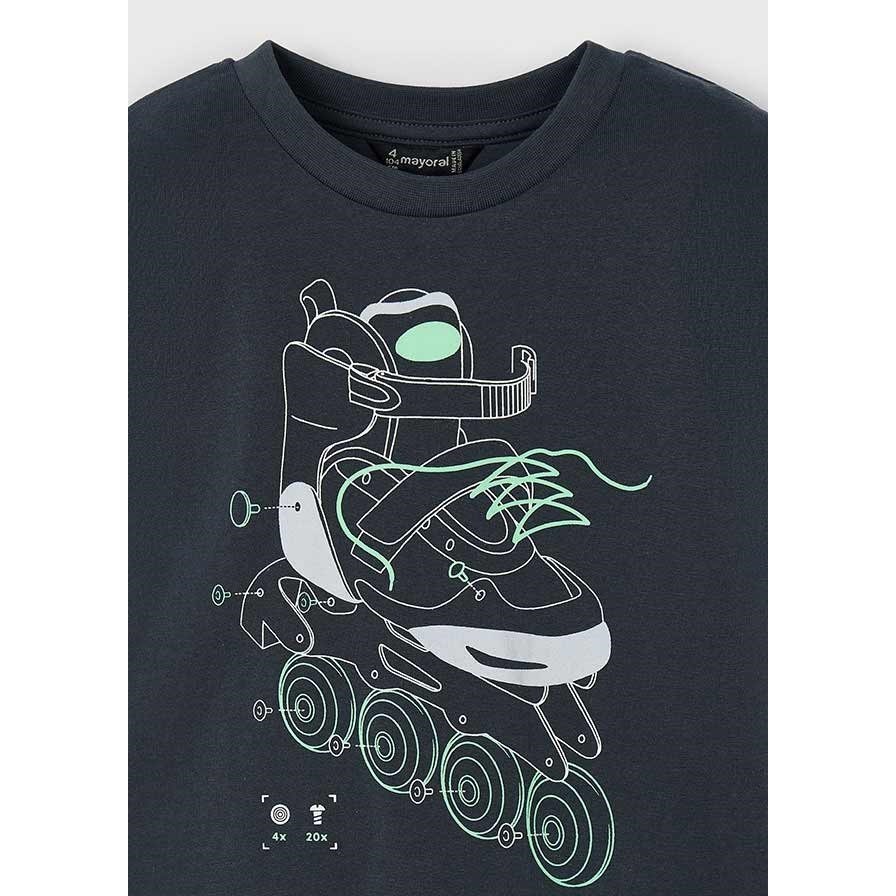 Mayoral Yazlık Erkek Kısa Kol T-shirt Gri