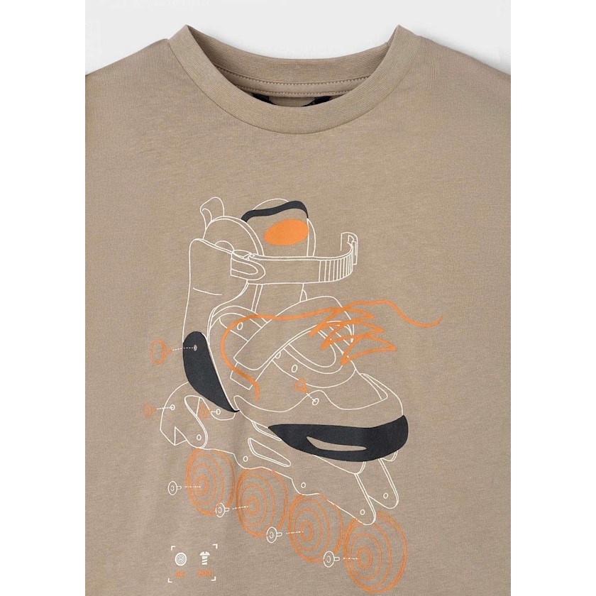 Mayoral Yazlık Erkek Kısa Kol T-shirt Krem