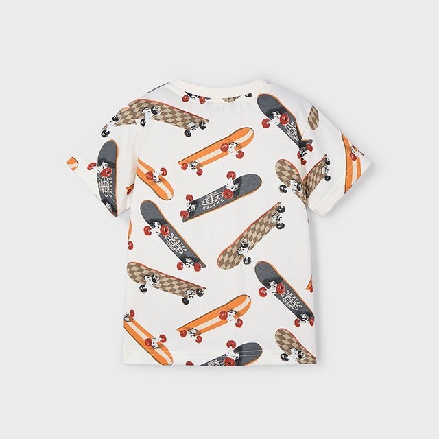 Mayoral Yazlık Erkek Kısa Kol T-shirt Beyaz