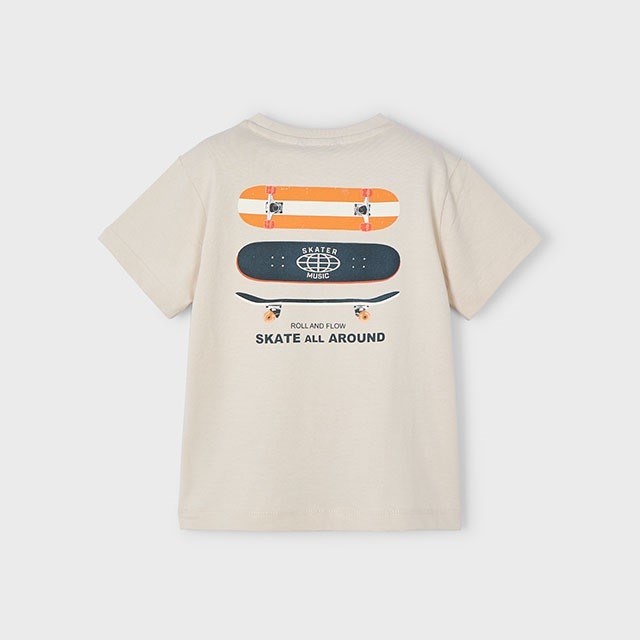 Mayoral Yazlık Erkek Kısa Kol T-shirt Krem