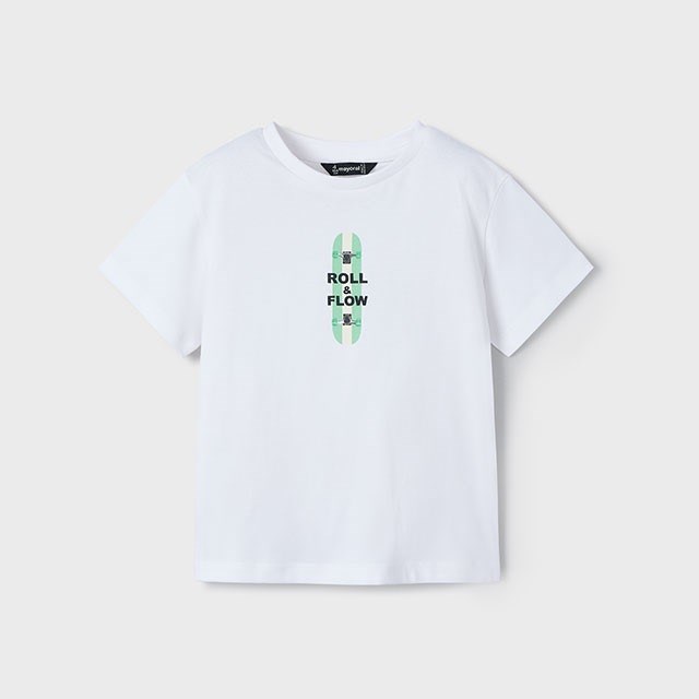 Mayoral Yazlık Erkek Kısa Kol T-shirt Beyaz