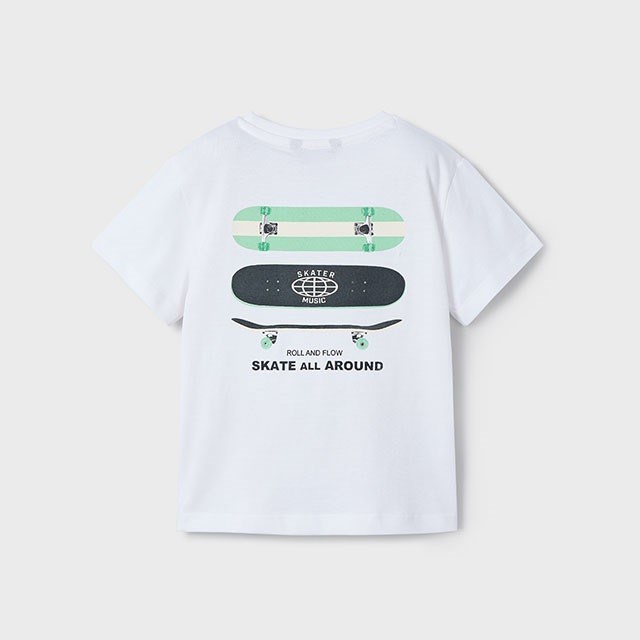 Mayoral Yazlık Erkek Kısa Kol T-shirt Beyaz